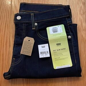 Levis 512 slim taper flex mens jeans